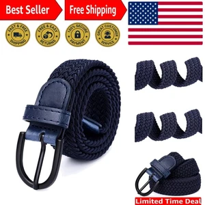 Vibrant Braided Elastic Belt for Kids | Flexible Fit | 5 Sizes Available - Picture 1 of 8