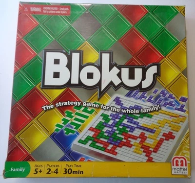 Blokus (2012) by Mattel (2-4 Players, Ages 5+) *COMPLETE* - Image 1 of 4