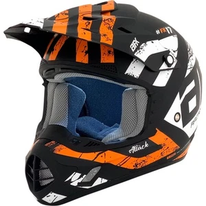 Afx FX-17 Attack Helmet (XXX-Large, Matte Black/Orange) - Picture 1 of 3