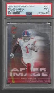 2024 Topps Signature Class #AI-11 Malik Nabers After Image PSA 9 - Bild 1 von 2