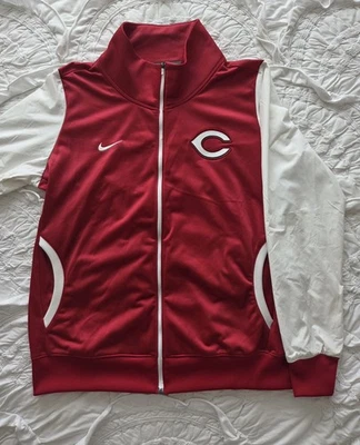 Cincinnati Reds Men's XL Full Zip Track Jacket MLB - Image 1 of 2