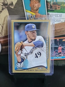 2014 Topps Mini Gold /2014 Yovani Gallardo #388 Milwaukee Brewers 🔥 - Bild 1 von 10