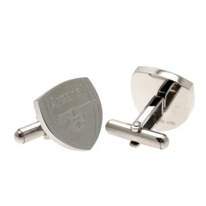 Arsenal FC Stainless Steel Formed Cufflinks - Brand New Official Merchandise - Picture 1 of 2