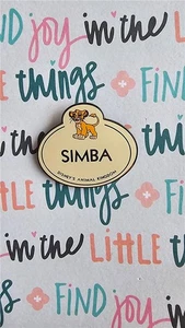 WDW Disney Simba - Prendedor insignia identificación reino animal nombre miembro del elenco 4655 - Imagen 1 de 1
