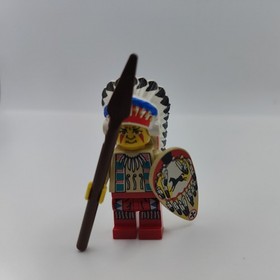 LEGO Indian Tribal Chief Minifigure - 6746 6766 6763 6709 Western