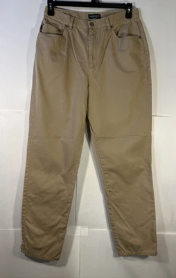 Pantalones de jean para mujer Lauren Jeans Co. color caqui talla 12 Foto 1 de 4