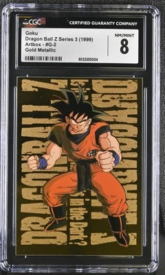 Goku - Second Form 1999 Dragon Ball Z Series 3 G-2 Artbox Gold Metallic - Image 1 of 2