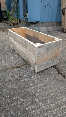 Rustic Planter Trough - Home - Garden  - Patio  Decor - Image 1 of 4
