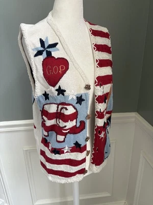 Rare Eagle's Eye Collectibles Republican Voting Vest Size Small - Image 1 of 4