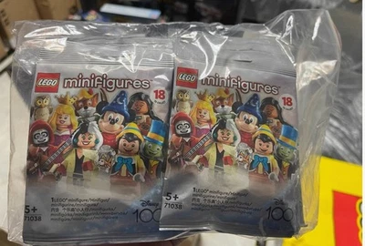 LEGO DISNEY 3 Minifigures 100th Anniversary 71038 - Complete Set of 18 (SEALED) - Image 1 of 2