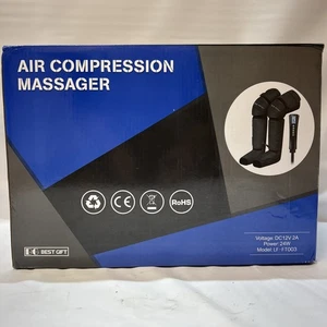 BG Air Compression Massager For Legs LF-FT003 Calf Thigh & Feet - Picture 1 of 6