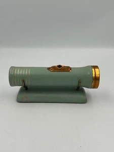 SUPER SUPER SELTEN - 50er Jahre - Eveready - Leder Taschenlampe mit Ständer - 7" - Bild 1 von 6