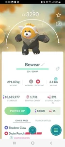✨Shiny Bewear (Schillernd Kosturso) Wilderness Cape Pokemon GO✨ Exchange - Picture 1 of 1