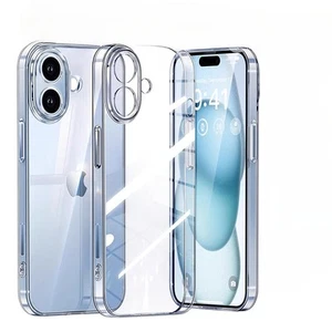 Clear Phone Case For iPhone 14 Cover Transparent Silicone Shockproof case - Zdjęcie 1 z 7