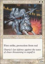 MTG 4X ** SILVER KNIGHT FOIL ** X4 Magic Scourge