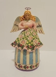 Jim Shore Heartwood Creek Stitch And Sew 'Til You're Aglow Sewing Angel Figurine - Picture 1 of 11