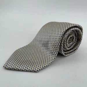 Brooks Brothers 346 NEW Yellow/Blue/White Geometric 100% Silk Neck Tie - Picture 1 of 4