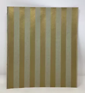 1960s Vintage Wallpaper Sample Schumacher Mini Prints St. Regis Stripe 1441B - Picture 1 of 8