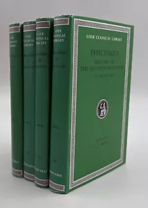 Thukydides Geschichte Peloponnesischer Krieg vier Bände komplett Loeb Classics HCDJ - Bild 1 von 9