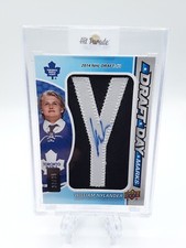 2014/15 SP Game Used William Nylander Draft Day Marks "Y" /35 RC Hit Parade