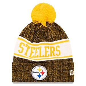 NEW ERA  Beanie Pittsburgh Steelers Knit Beanie Hat NEW With Tags