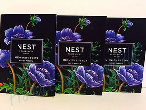 LOT of 3~Nest Fragrances MIDNIGHT FLEUR Eau de Parfum .05oz/1.5ml CARDED SAMPLES - Picture 1 of 2