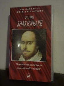 The Makers of British History William Shakespeare (VHS, 1999) Dr Stanley Wells - Picture 1 of 3