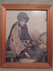 Collectible print Painting N .Lytras 30cmx25cm Woman - Picture 1 of 10