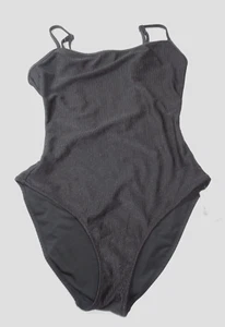NUEVO AMERICAN EAGLE AERIE MEDIANO 1 pieza NEGRO, COBERTURA COMPLETA - Imagen 1 de 6