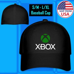 Gorra de béisbol negra para consola de videojuegos Xbox tamaño ajustable S/M & L/XL - Imagen 1 de 5