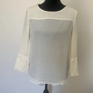 Marc By Marc Jacob’s Women’s Size 8 Silk Blouse With Shoulder/Cuff Zippers - Picture 1 of 10