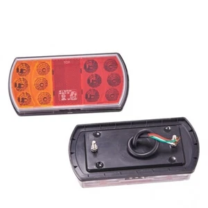 2x tylne światło / światło kombinowane LED 12V - migające światło, światło hamowania, tylne światło - Zdjęcie 1 z 7