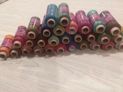 35 piece  Polyester Sewing Thread  Hand Stitching 200 Yard Each Spool - Image 1 of 4
