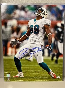Jason Taylor Signed Miami Dolphins 16x20 Photo JSA - Picture 1 of 5
