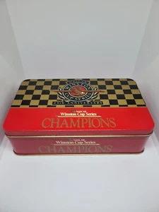 Vintage NASCAR Winston Cup Series 25th Anniversary Champions Tin with Matches - Picture 1 of 6