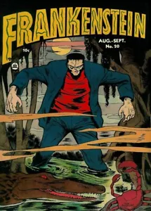 FRANKENSTEIN COLLECTION FULL RUN VINTAGE PRIZE COMIC BOOKS ON DVD ROM - Picture 1 of 12