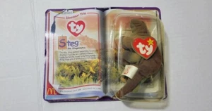 TY STEG The Stegosaurus 2000 McDonalds Beanie Baby RARE RETIRED DINOSAUR TRIO - Picture 1 of 2