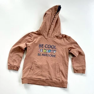 Unisex DotDot Smile Brown Colorful Graphic Hoodie Size 7 - Picture 1 of 10