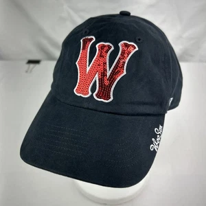 '47 Marca MiLB Worcester Woo Sox - Sombrero con tirantes para mujer Medias Rojas - Imagen 1 de 9