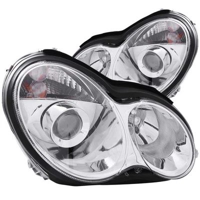 Anzo USA 121080 Projector Headlight Set Fits 01-07 C230 C240 C280 C320 - Image 1 of 2