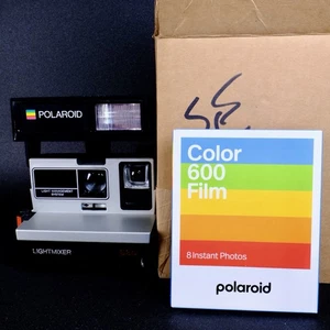VINTAGE - POLAROID - Lightmixer 630 CAMERA -NOS + FILM, TESTED - Picture 1 of 12