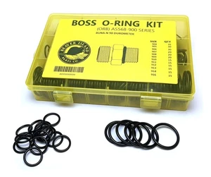 Hydraulic O-Ring Kit BOSS ORB Fittings 245 Pieces (12 Common Sizes) SAE 900 Seri - Picture 1 of 9
