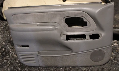 GM Full Size 95-99 Door Panel Driver Side Gray OEM - Image 1 of 4