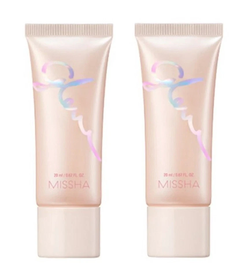 Bálsamo para piel MISSHA Glow | 20 ml x 2 | Imprimación iluminadora e hidratante | K-Beauty Foto 1 de 1
