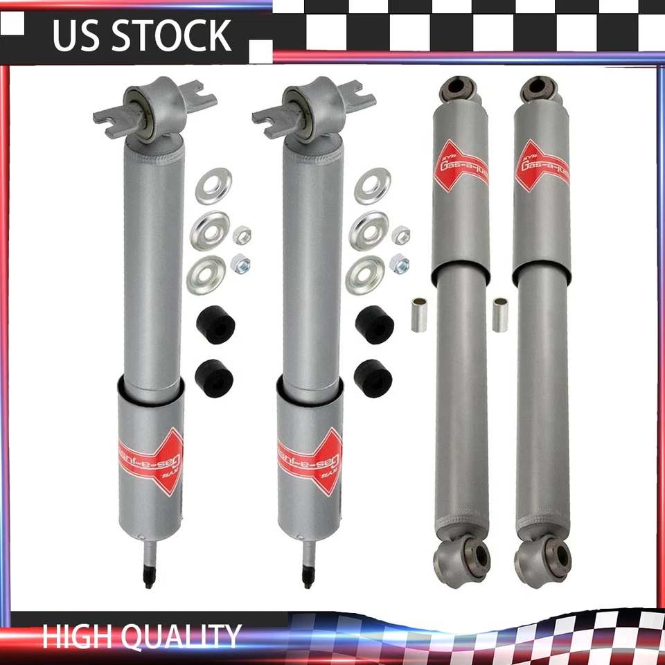 Amortiguadores delanteros y traseros originales OEM KYB para Toyota Tacoma 1995-2002 2x2 de alta resistencia Foto 1 de 4