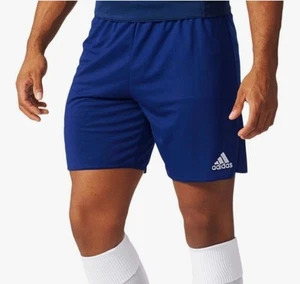 Pantaloncini Adidas Aeroready Blu Uomo Parma 16 Calcio Calcio Calcio Sport Palestra Taglia XL - Foto 1 di 7