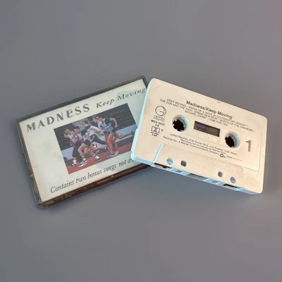 MADNESS: Keep Moving Cassette Tape 1984 Play Tested, Sounds Great! - Image 1 of 4