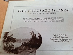 The Thousand Islands (Paperback) 1980 by D.E.S. ENT Inc. St Lawrence - Picture 1 of 15