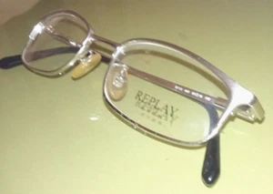 REPLAY Eyeglasses R 113 metal Silver, Vintage by Creative Optics RARE - Picture 1 of 8
