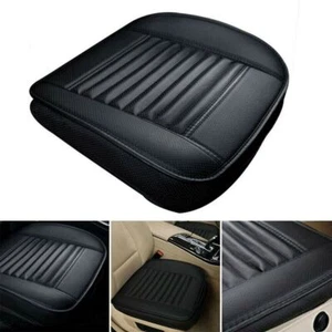 Car Front Seat Cover PU Leather Pad Breathable Mat Cushion Half Full Surround - Picture 1 of 13